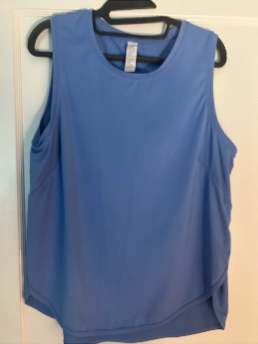 Sleeveless Blue Performance Tank Top - Lightweight Women's Top